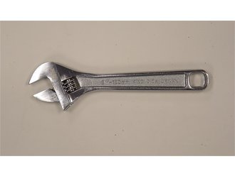 King Dick Chrome Adjustable Wrench 