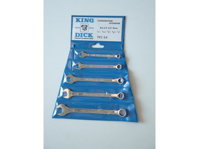 Whitworth Combination Wrench Sets | Tool Kits | King Dick Tools