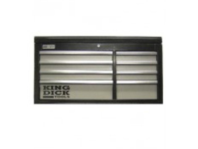 Top Chest Top Chest, long, 8 drawer, Black & Grey - TTCL8BG ()