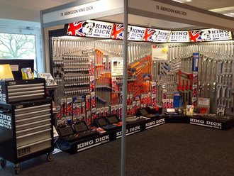 King Dick Tools display booth King Dick Tools display booth