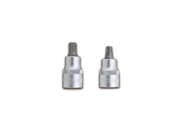 Chrome Hexagon Bit Sockets 3/8